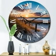 thumbnail image 1 of Designart "Calm Path To Dune Beach IV" Nautical & Beach Oversized Wall Clock, 1 of 5