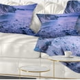 thumbnail image 1 of Designart Calm Time Lapse on Beach at Sunset - Seashore Throw Pillow - 12x20, 1 of 5