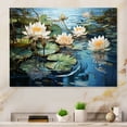 thumbnail image 1 of Designart "Canada Lakeside Calm II" Floral Metal Wall Decor, 1 of 5