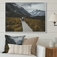 thumbnail image 1 of Designart "Canadian Mountain Hiking Vista" Hiking Floater Framed Wall Art Prints, 1 of 5