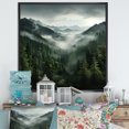 thumbnail image 1 of Designart "Canadian Mystic Wilderness: Pine Forest" Forest Floater Framed Canvas Prints, 1 of 5