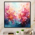thumbnail image 1 of Designart "Candyfloss Dreams III" Abstract Landscape Floater Framed Canvas Print, 1 of 7
