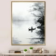 thumbnail image 1 of Designart "Canoe Boat Asian beauty II" Asian Floater Framed Canvas Print, 1 of 7