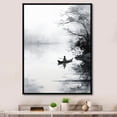 thumbnail image 1 of Designart "Canoe Boat Asian beauty II" Asian Floater Framed Canvas Print, 1 of 7