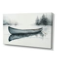 thumbnail image 1 of Designart Canoe On The Lake II Canvas Wall Art, 1 of 5