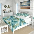 thumbnail image 1 of Designart "Canopy Of Azure And Green In The Tropics" Tropical Bedding Covert Set - Tropical Bed Set With 2 Shams, 1 of 6