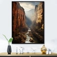 thumbnail image 1 of Designart "Canyon Photography Eternal Beauty I" Landscape & Nature Floater Framed Wall Decor, 1 of 7