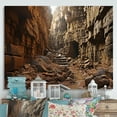 thumbnail image 1 of Designart "Canyon Thoroughfare" Landscapes Wall Art Print, 1 of 5