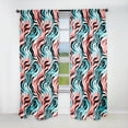 thumbnail image 1 of Designart "Capricious Exotic Camouflage" Animal Print Blackout Modern Single Curtain, Animal Print, 1 of 4