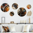 thumbnail image 1 of Designart "Captivating Abstract Forms II" Abstract Metal Wall Art Set of 5 Piece, 1 of 5