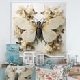 thumbnail image 1 of Designart "Captivating Moths II" Animals Framed Wall Art - Grey Insects & Bugs Entryway Framed Wall Art, 1 of 6