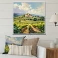 thumbnail image 1 of Designart "Captivating Vineyard Scenery IV" Vineyard Floater Framed Canvas Wall Art, 1 of 5