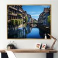thumbnail image 1 of Designart "Captured Moments In Strasbourg, France" France Floater Framed Canvas Art Print, 1 of 5