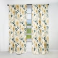 thumbnail image 1 of Designart "Carnation Cosmos" Floral Blackout Curtain Single Panel, 1 of 4