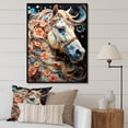 thumbnail image 1 of Designart "Carousel Whirling Wonder Painting I" Cityscapes Floater Framed Wall Decor, 1 of 7