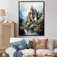 thumbnail image 1 of Designart "Castles captivate Stronghold II" Cityscapes Floater Framed Canvas Art Print, 1 of 7