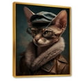 thumbnail image 1 of Designart 'Cat Wearing Clothing II' Canvas Wall Art, 1 of 5