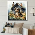 thumbnail image 1 of Designart "Cavapoo Comfort Cottage" Animals Framed Wall Art Decor - Modern Brown Dog Bedroom Framed Canvas Wall Art, 1 of 6