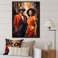 thumbnail image 1 of Designart "Celebrating the Harlem Renaissance II" Harlem Renaissance Floater Framed Canvas Print, 1 of 7