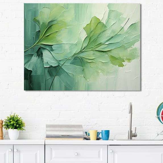 Designart "Celery Stalk Array" Vegetables Wall Art Living Room