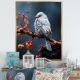 thumbnail image 1 of Designart "Celestial Avian Perch" Animals Bird Floater Framed Canvas Art Print, 1 of 5