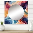 thumbnail image 1 of Designart "Celestial Dreamscape: Blue & Purple" 0 Square Mirror For Wall Decor - Large Purple Square Mirror Printed Wall Decor - Glam Square Living Room Mirror, 1 of 5