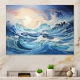 thumbnail image 1 of Designart "Celestial Ice Antartica I" Winter Landscape Metal Wall Art, 1 of 5