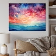 thumbnail image 1 of Designart "Celestial Mirage Colorful Sky Photo III" Landscapes Wall Art Living Room, 1 of 5