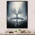 thumbnail image 1 of Designart "Celestial Roots Of A Surreal Tree" Surrealism Floater Framed Canvas Prints, 1 of 5