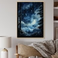 thumbnail image 1 of Designart "Celestial Serenity Blue Sky" Landscape & Nature Floater Framed Canvas Print, 1 of 7