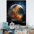 thumbnail image 1 of Designart "Celestial Worlds II" Galaxies Canvas Print, 1 of 5
