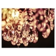 thumbnail image 1 of Designart ' Chandelier With Chrystak Hanging ' Modern Canvas Wall Art Print, 1 of 4
