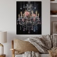 thumbnail image 1 of Designart "Chandelier euphony In Contrasts II" Glam Print on Natural Pine Wood, 1 of 5