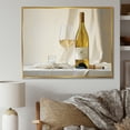 thumbnail image 1 of Designart "Chardonnay'S Enchanting Flair" Wine Floater Framed Wall Decor, 1 of 5
