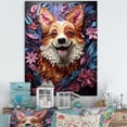 thumbnail image 1 of Designart "Charming Corgi" Animals Dog Wall Art Prints, 1 of 7