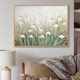 thumbnail image 1 of Designart "Charming Farmhouse Snowdrop Blossoms I" Snowdrops Floater Framed Canvas Art Print, 1 of 5
