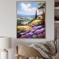 thumbnail image 1 of Designart "Charming Provence Countryside Landscape II" Countryside Floater Framed Canvas Art Print, 1 of 5