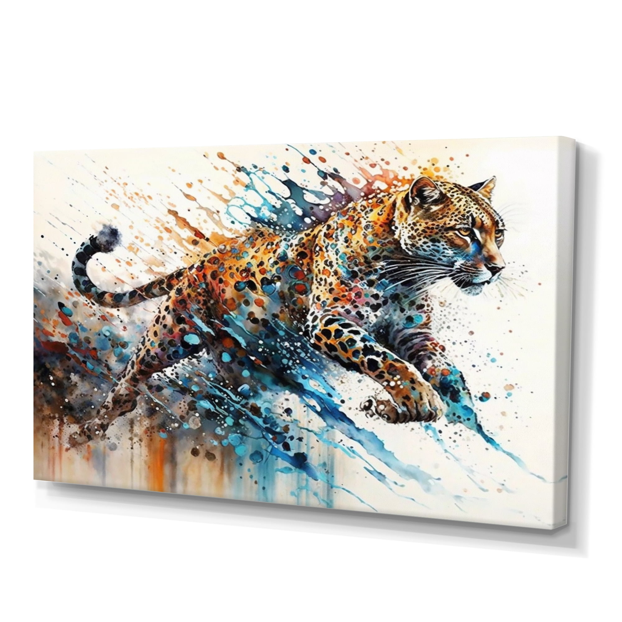 Designart Cheetah Canvas Wall Art