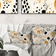 thumbnail image 1 of Designart "Cheetah Minimalism I" Geometric Printed Throw Pillow, 1 of 5