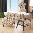 thumbnail image 1 of Designart "Cheetha Floral Pattern I" Upholstered Modern & Contemporary Accent Chair and Geometric Arm Chair - Multiple Color & Pattern, 1 of 7