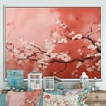 thumbnail image 1 of Designart "Cherry Blossom Tree in Pink and White IV" Floral Framed Wall Art - Traditional Pink Cherry Entryway Framed Wall Art, 1 of 6