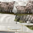 thumbnail image 1 of Designart Cherry Blossoms in Pine Tree - Landscape Printed Throw Pillow - 12x20, 1 of 1