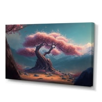 Designart Cherry Blossums Forest III Canvas Wall Art