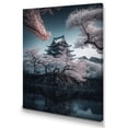 thumbnail image 1 of Designart Cherry Blossums In The City I Canvas Wall Art, 1 of 5