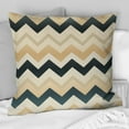 thumbnail image 1 of Designart "Chevron Boho Ivory II" Chevron Printed Throw Pillow, 1 of 5