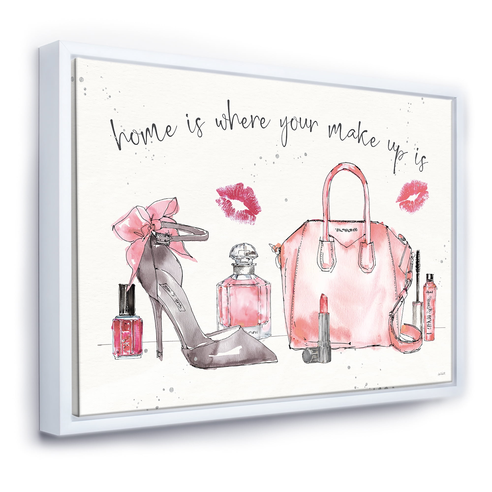 Designart ' Chic Accents I ' Fashion Framed Canvas