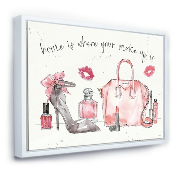 Designart ' Chic Accents I ' Fashion Framed Canvas
