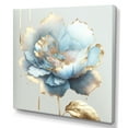 thumbnail image 1 of Designart Chic Blue Blooming Flower II Canvas Wall Art, 1 of 5