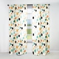 thumbnail image 1 of Designart "Chic Urban Polka Dots III" Polka Dots Modern Curtain, Polka Dots Single Panel, 1 of 6