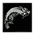thumbnail image 1 of Designart 'Chinoiserie With Koi Fish I' Traditional Framed Art Print, 1 of 4